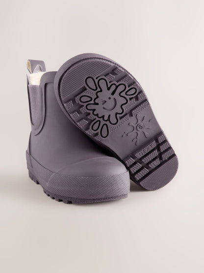 Dsiney Kidz - Chocolate Brown Warm Lined Ankle Wellies image 4
