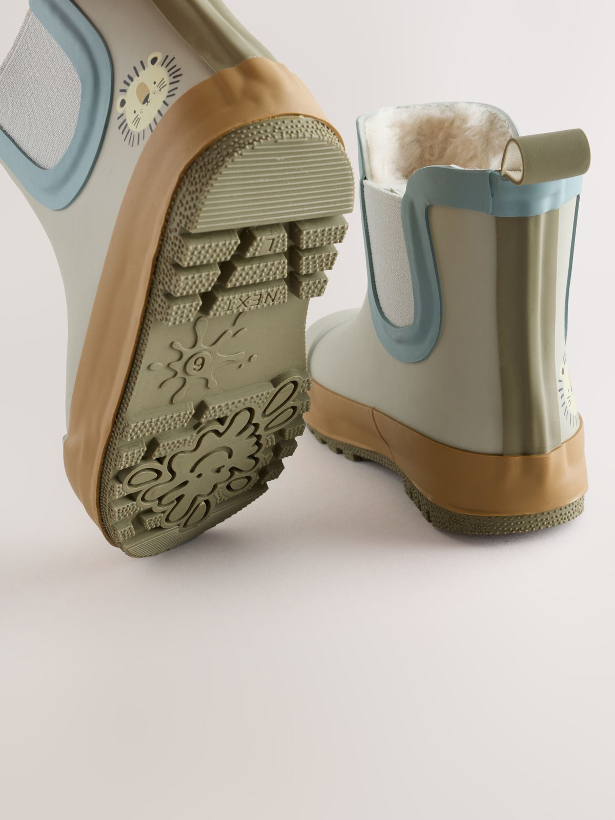 Dsiney Kidz - Neutral Lion Warm Lined Ankle Wellies image 3