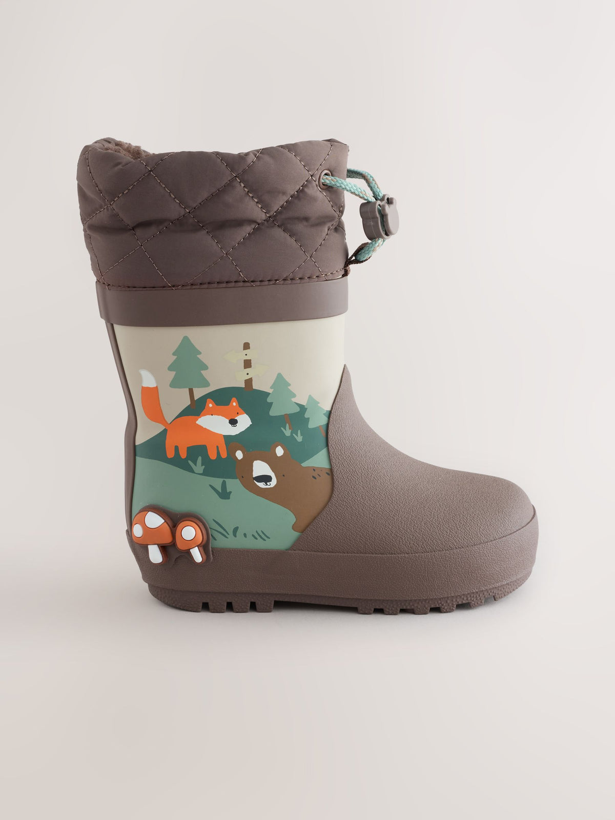 Brown Woodland Cuff Wellies - image 2