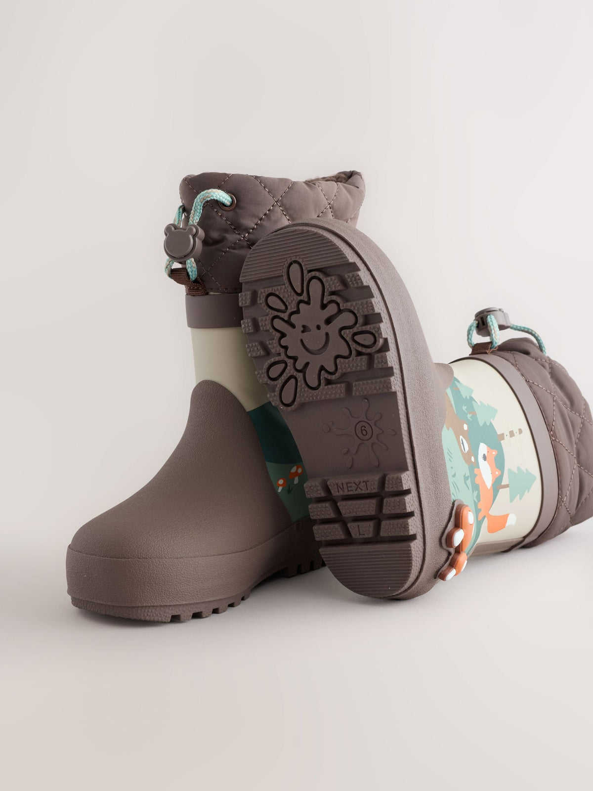 Brown Woodland Cuff Wellies - image 3