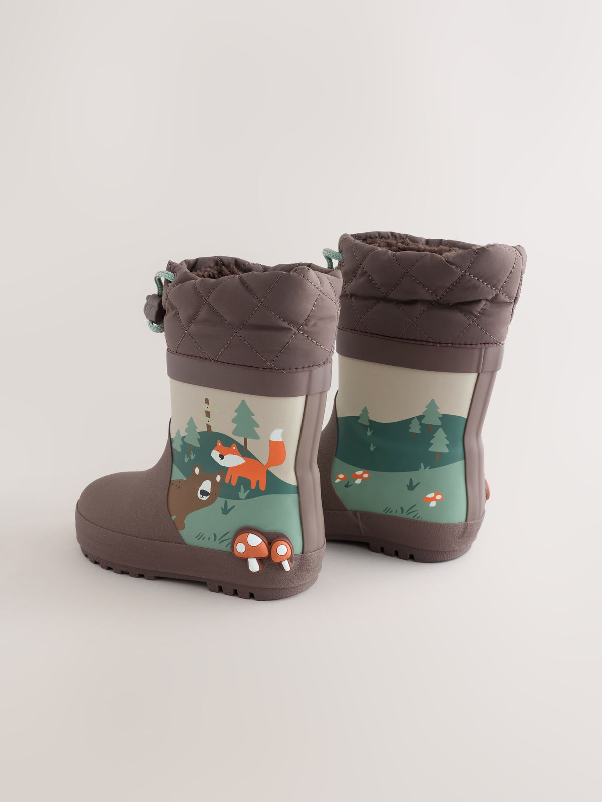 Brown Woodland Cuff Wellies - image 4
