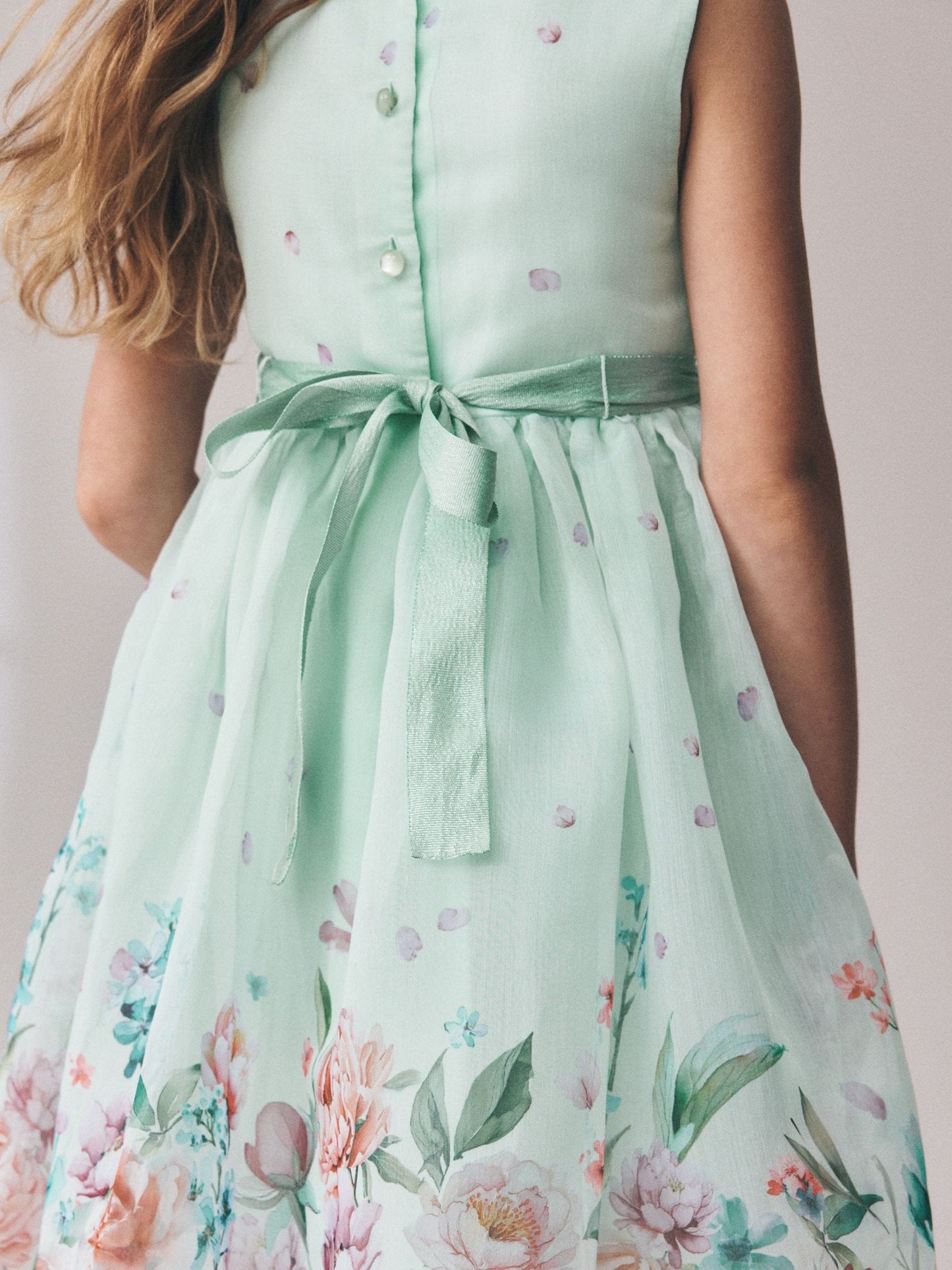 Green Floral Prom Dress (3-16yrs) image 5