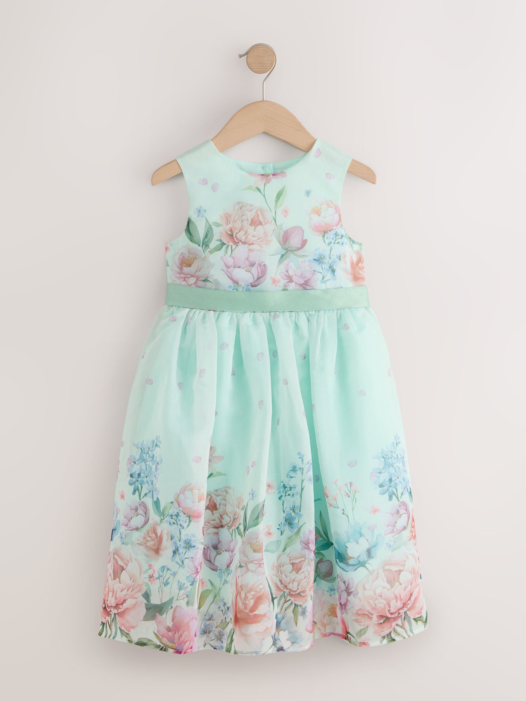 Green Floral Prom Dress (3-16yrs) image 6