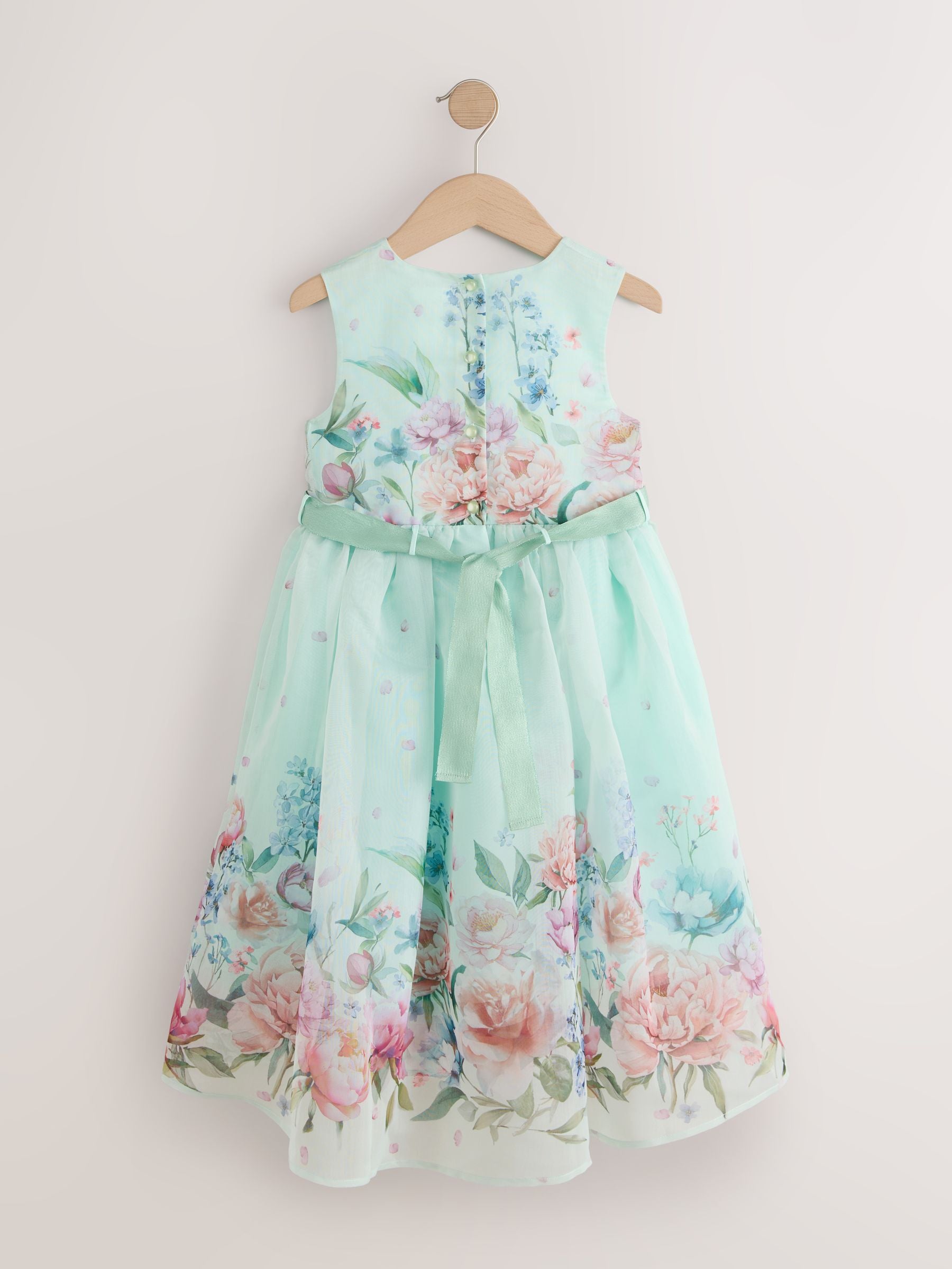 Green Floral Prom Dress (3-16yrs) image 7