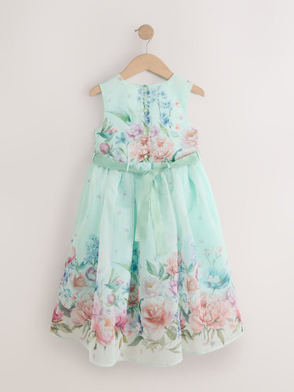 Green Floral Prom Dress (3-16yrs) image 7