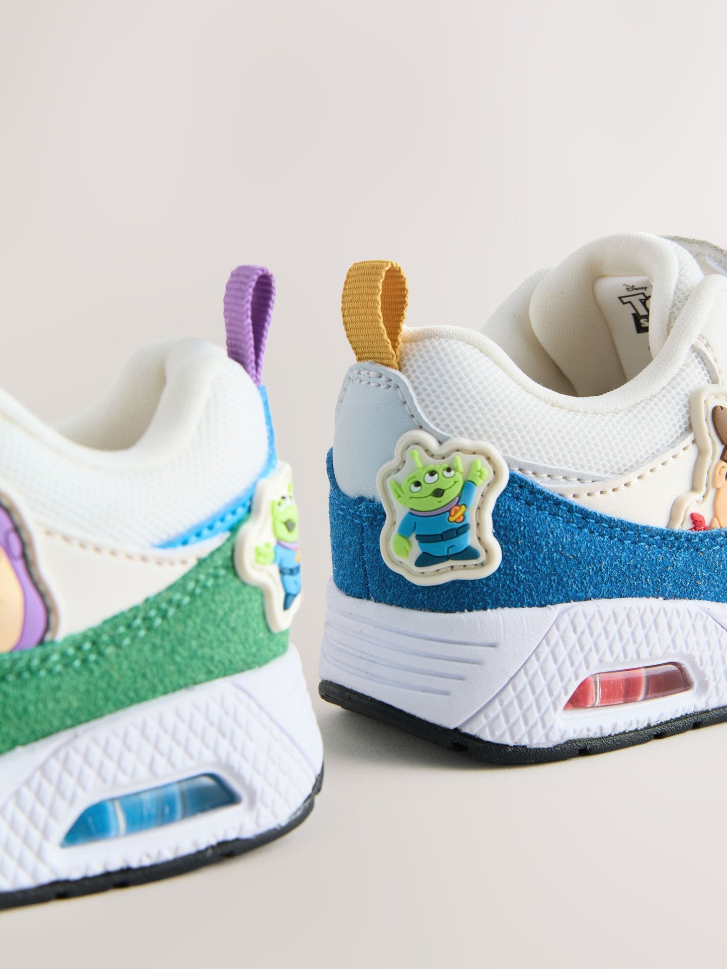 Neutral Standard Fit (F) Toy Story Touch Fastening & Elastic Lace Trainers image 4