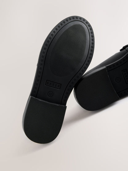 Baker by Ted Baker Back to School Slim Bow Black  Loafers image 3