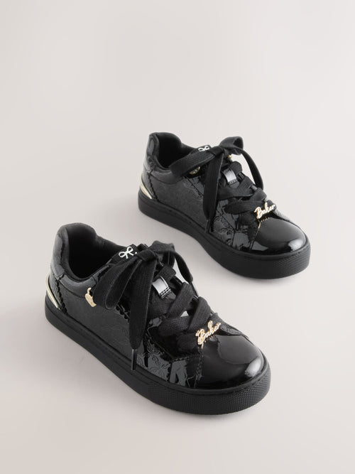 Baker by Ted Baker Back to School Patent Embossed Black Trainers image 1