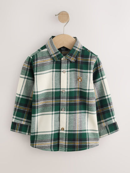Dsiney Kidz - Green/Ecru Bear Long Sleeve Character Shirt (3mths-7yrs) image 4