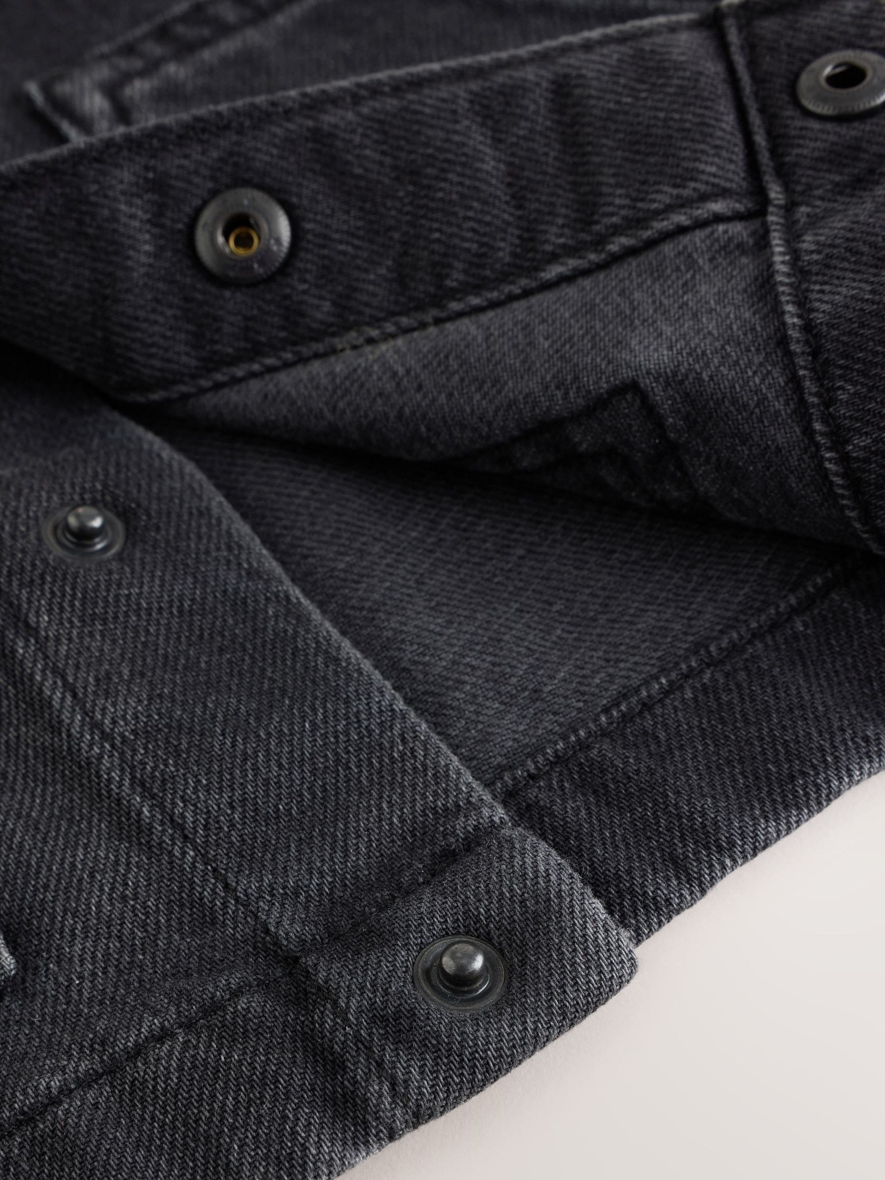 Dsiney Kidz - Black Denim Long Sleeve Cord Collar Shirt (3mths-7yrs) image 5