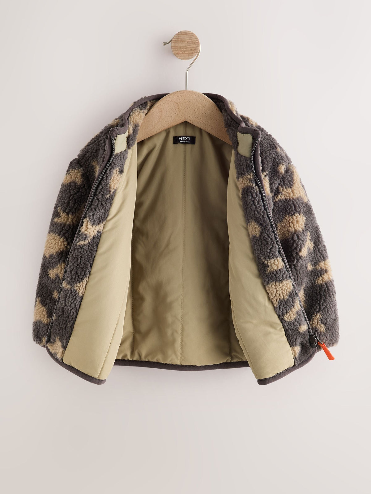 Dsiney Kidz - Camouflage Funnel Neck Zip Through Borg Fleece (3mths-7yrs) image 6