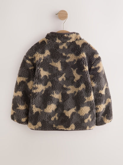 Dsiney Kidz - Camouflage Funnel Neck Zip Through Borg Fleece (3mths-7yrs) image 7