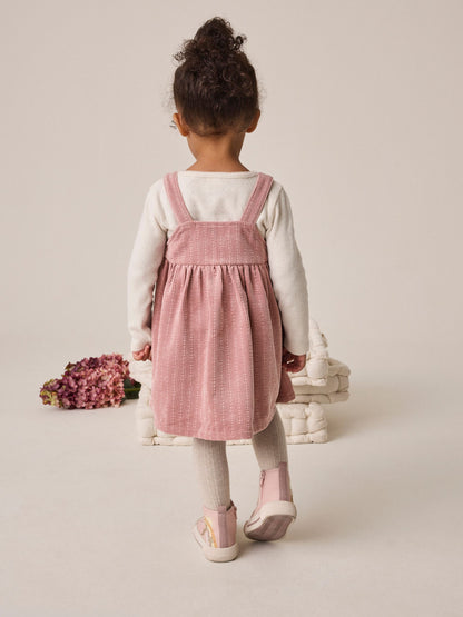 Dsiney Kidz - Pastel Pink Sleeveless Cord Pinafore (3mths-8yrs) image 2