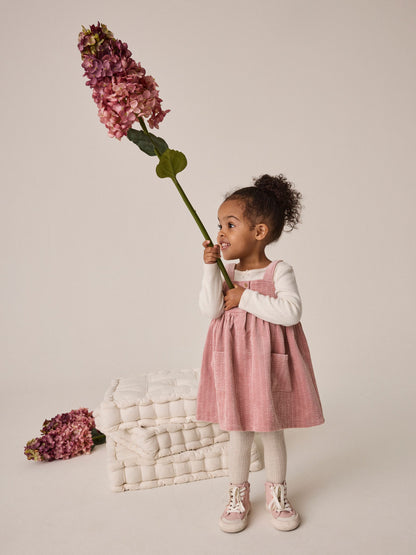 Dsiney Kidz - Pastel Pink Sleeveless Cord Pinafore (3mths-8yrs) image 3