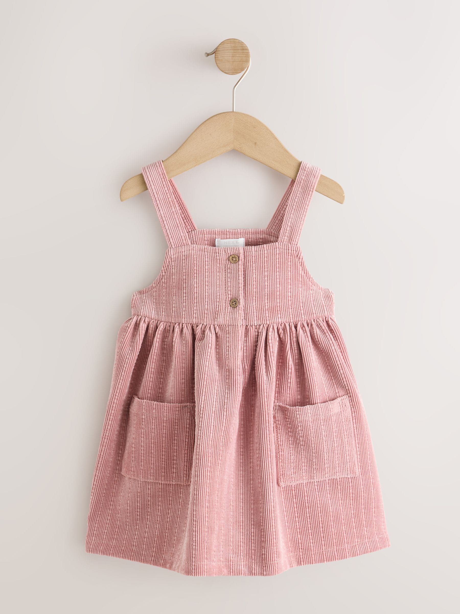 Dsiney Kidz - Pastel Pink Sleeveless Cord Pinafore (3mths-8yrs) image 5