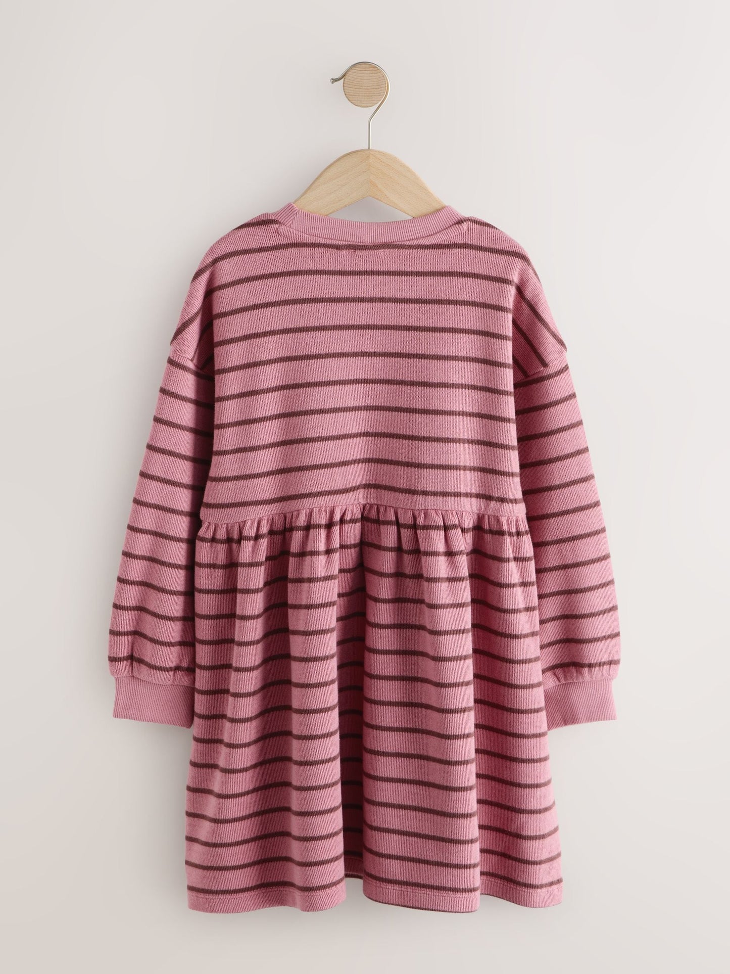 Dsiney Kidz - Pink Stripe Cosy Rib Jumper Dress (3-16yrs) image 5