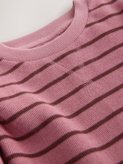 Dsiney Kidz - Pink Stripe Cosy Rib Jumper Dress (3-16yrs) image 6