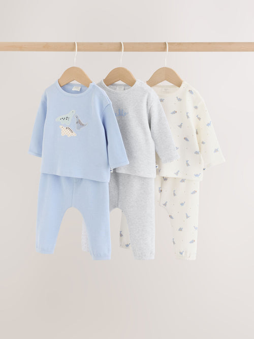 Dsiney Kidz - Blue Dinosaur Baby Top and Leggings Set 6 Piece (0mths-3yrs) image 1