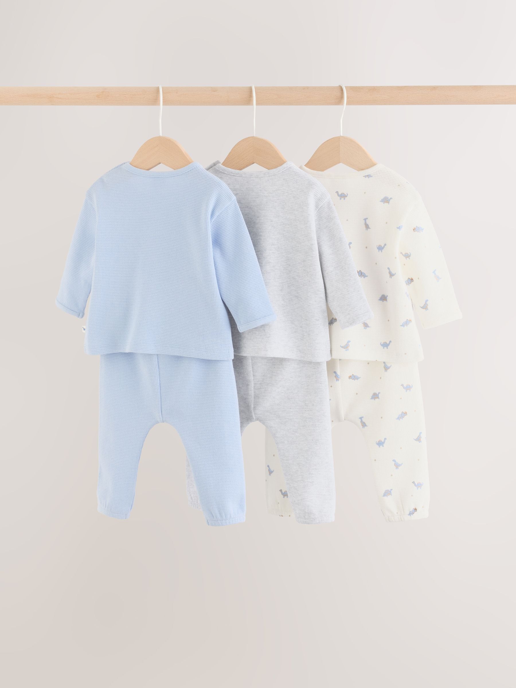 Blue Dinosaur Baby Top and Leggings Set 6 Piece (0mths-3yrs) image 2