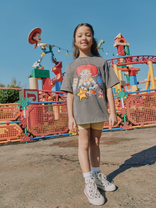 Dsiney Kidz - Grey Jessie Oversized Graphic T-Shirt (3-16yrs) image 2