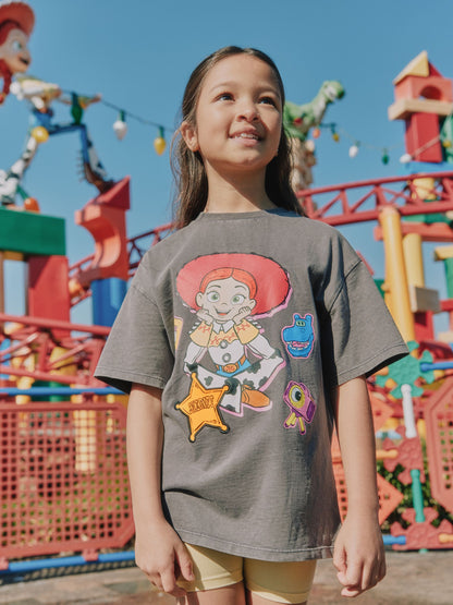 Dsiney Kidz - Grey Jessie Oversized Graphic T-Shirt (3-16yrs) image 3