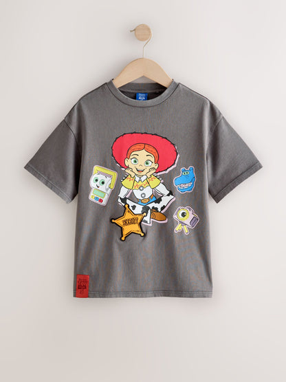 Dsiney Kidz - Grey Jessie Oversized Graphic T-Shirt (3-16yrs) image 5
