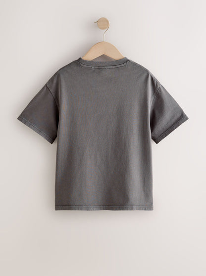 Dsiney Kidz - Grey Jessie Oversized Graphic T-Shirt (3-16yrs) image 6