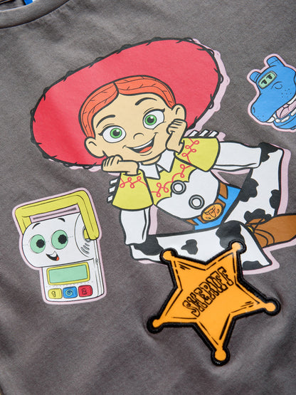 Dsiney Kidz - Grey Jessie Oversized Graphic T-Shirt (3-16yrs) image 8