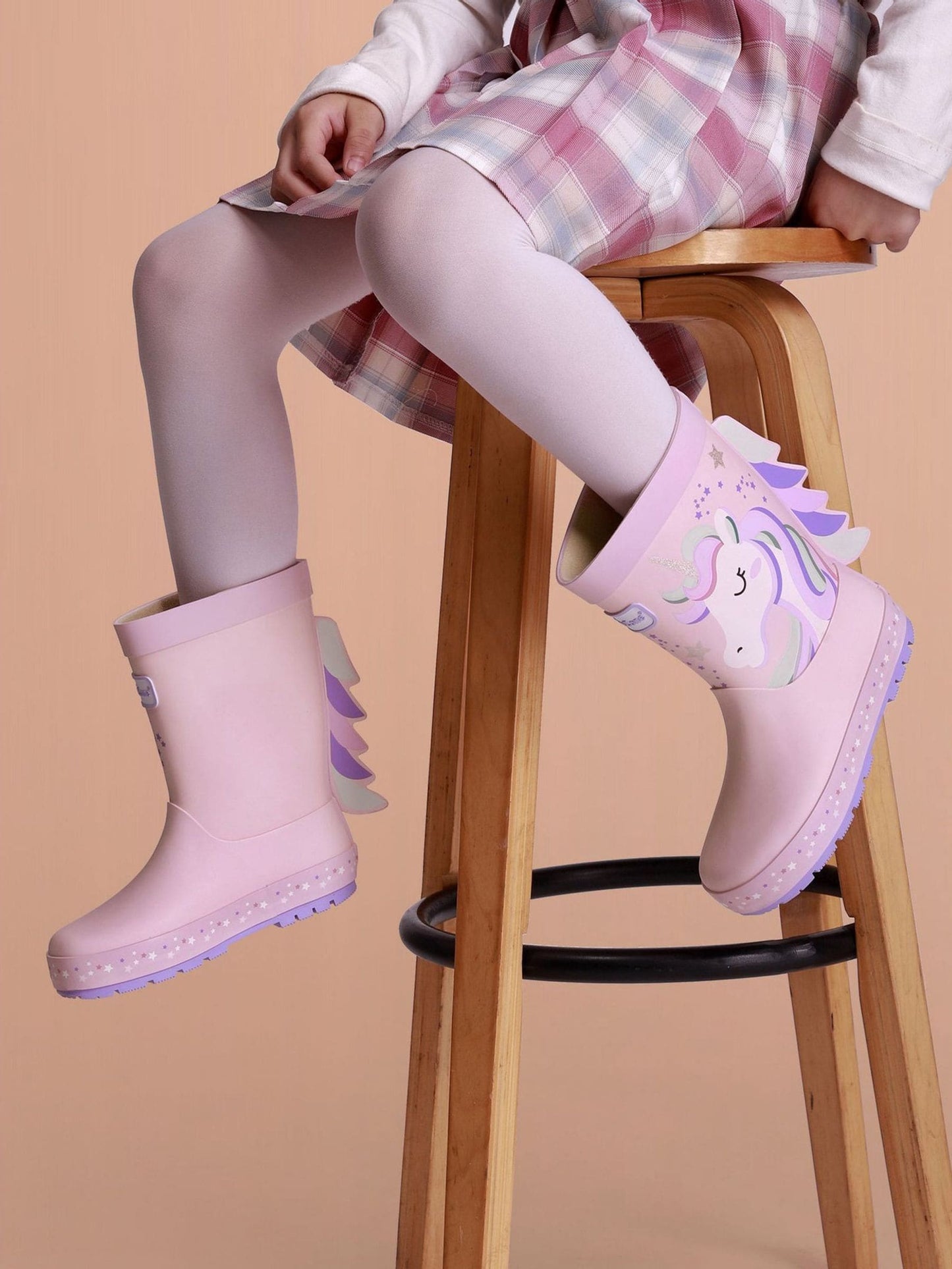 Toezone Pink Unicorn Waterproof Wellies image 6