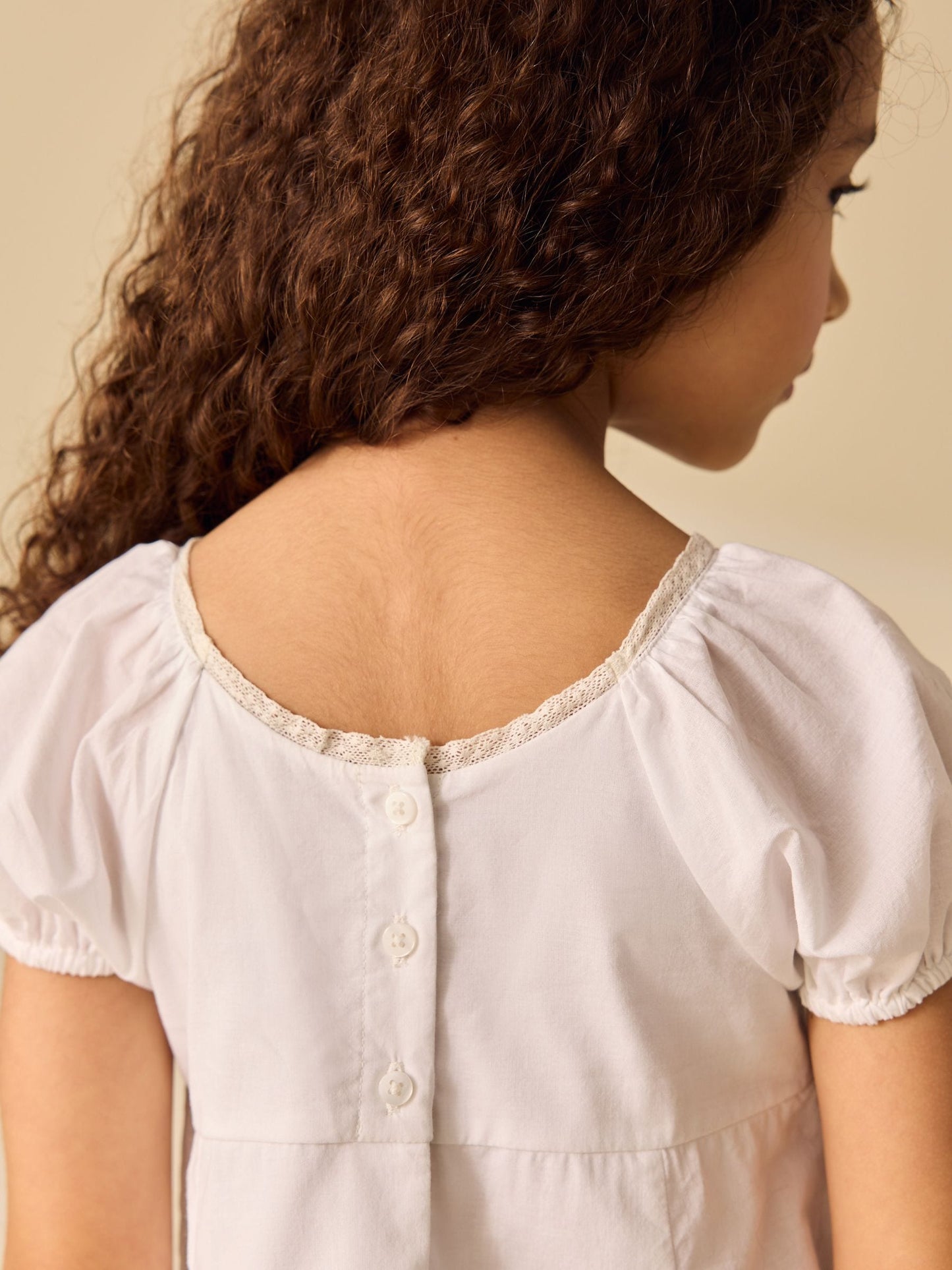 Dsiney Kidz - White Short Sleeve Blouse (3-16yrs) image 3