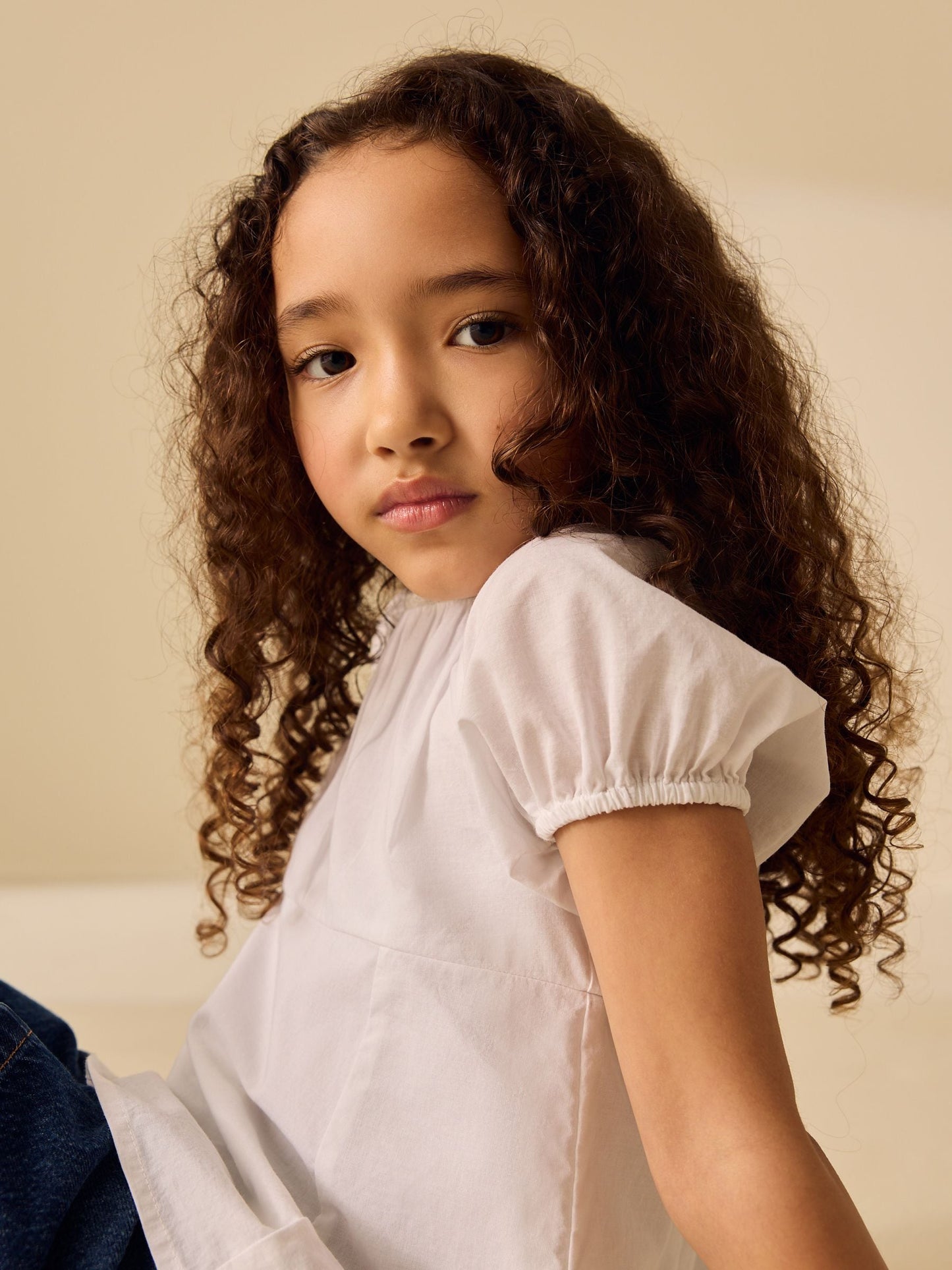 Dsiney Kidz - White Short Sleeve Blouse (3-16yrs) image 4
