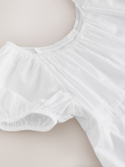 Dsiney Kidz - White Short Sleeve Blouse (3-16yrs) image 8