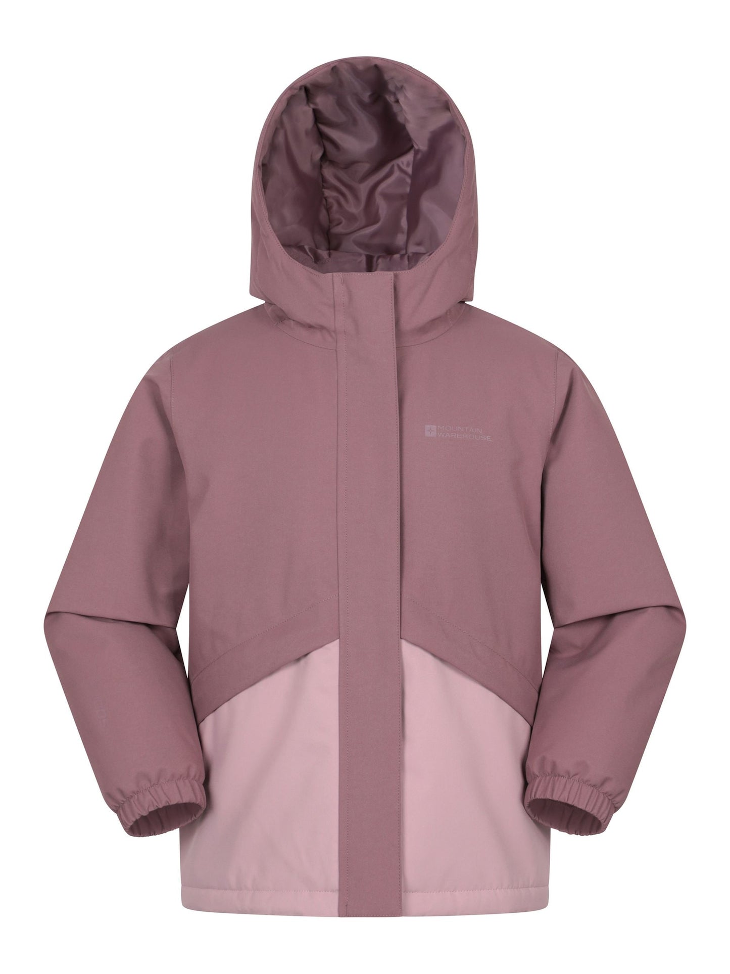 Dsiney Kidz - Mountain Warehouse Pink Cyclone Kids Waterproof Padded Jacket image 1