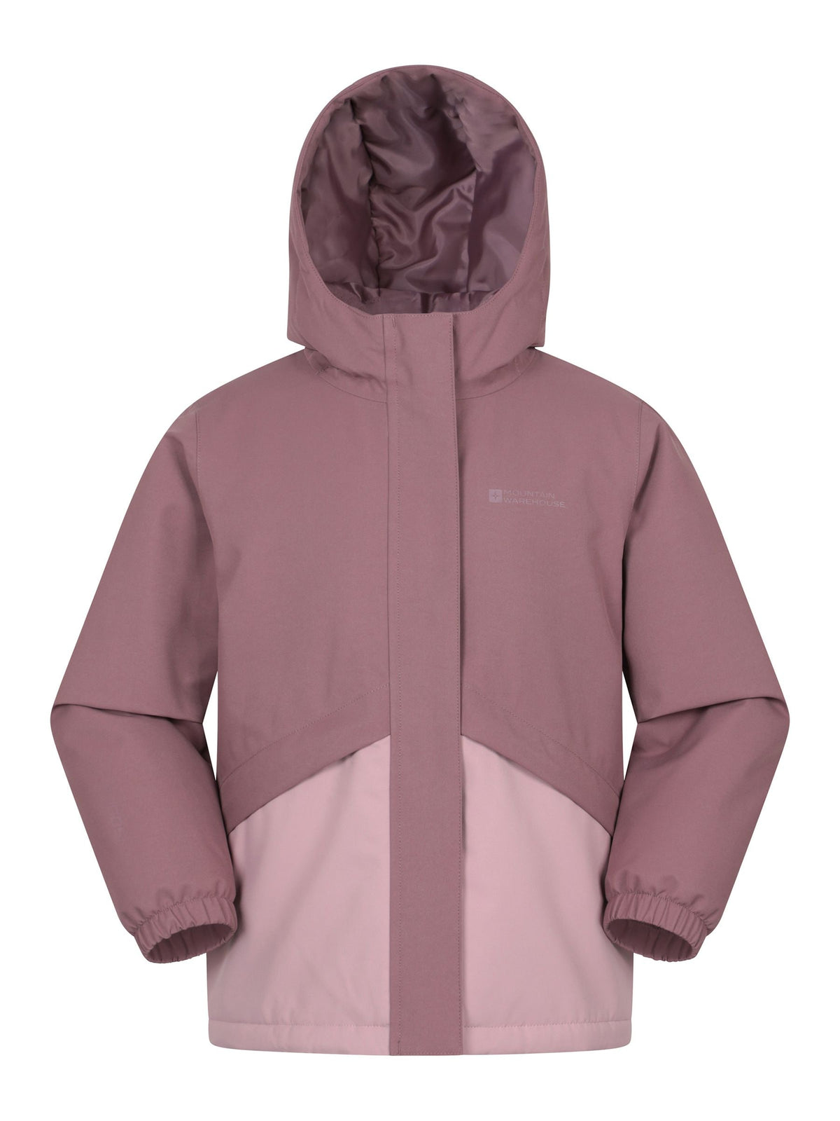 Dsiney Kidz - Mountain Warehouse Pink Cyclone Kids Waterproof Padded Jacket image 1