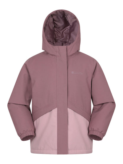 Dsiney Kidz - Mountain Warehouse Pink Cyclone Kids Waterproof Padded Jacket image 1