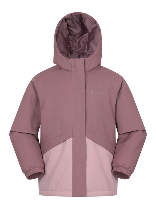 Dsiney Kidz - Mountain Warehouse Pink Cyclone Kids Waterproof Padded Jacket image 1