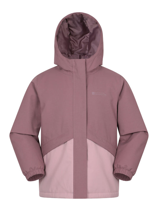 Dsiney Kidz - Mountain Warehouse Pink Cyclone Kids Waterproof Padded Jacket image 1