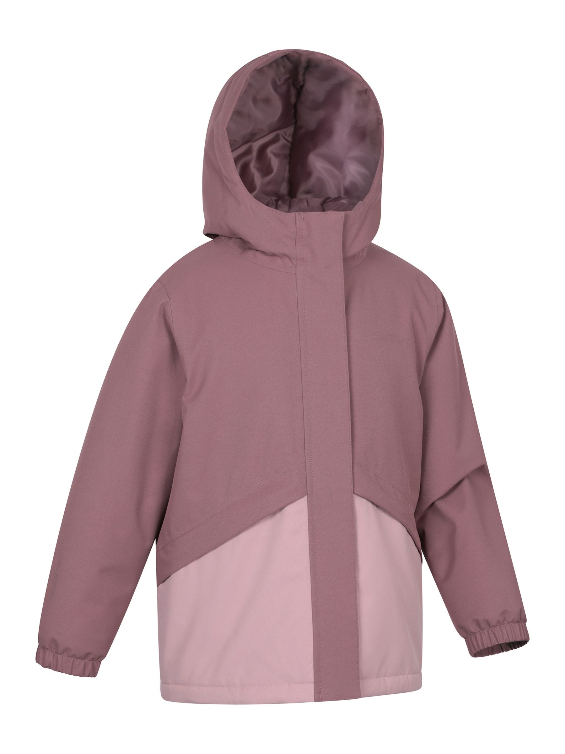 Dsiney Kidz - Mountain Warehouse Pink Cyclone Kids Waterproof Padded Jacket image 2