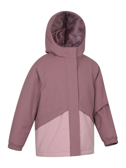 Dsiney Kidz - Mountain Warehouse Pink Cyclone Kids Waterproof Padded Jacket image 2