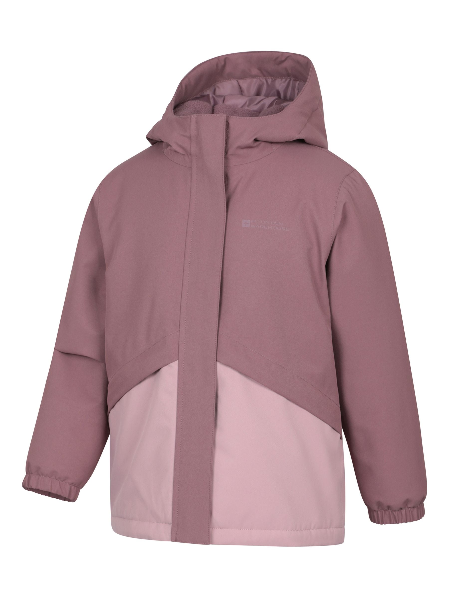 Dsiney Kidz - Mountain Warehouse Pink Cyclone Kids Waterproof Padded Jacket image 4