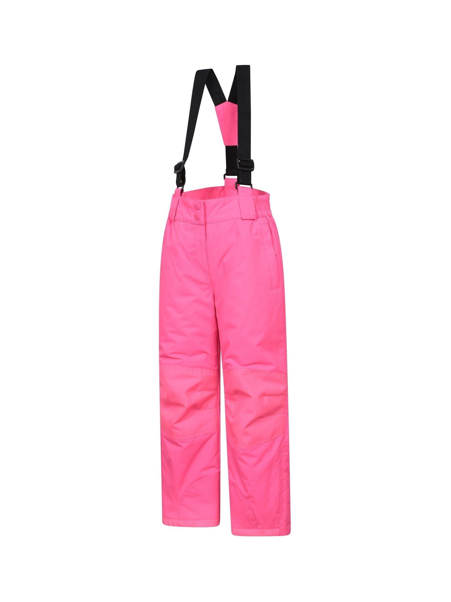 Mountain Warehouse Light Pink Kids Honey Snow Pants image 5