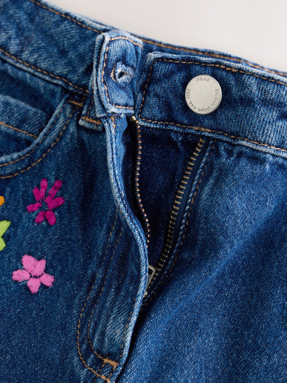 Dsiney Kidz - Floral Embroidery Barrel Jeans (3-16yrs) image 7