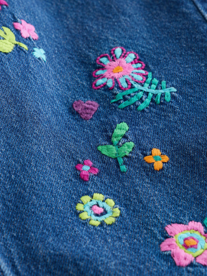 Dsiney Kidz - Floral Embroidery Barrel Jeans (3-16yrs) image 8