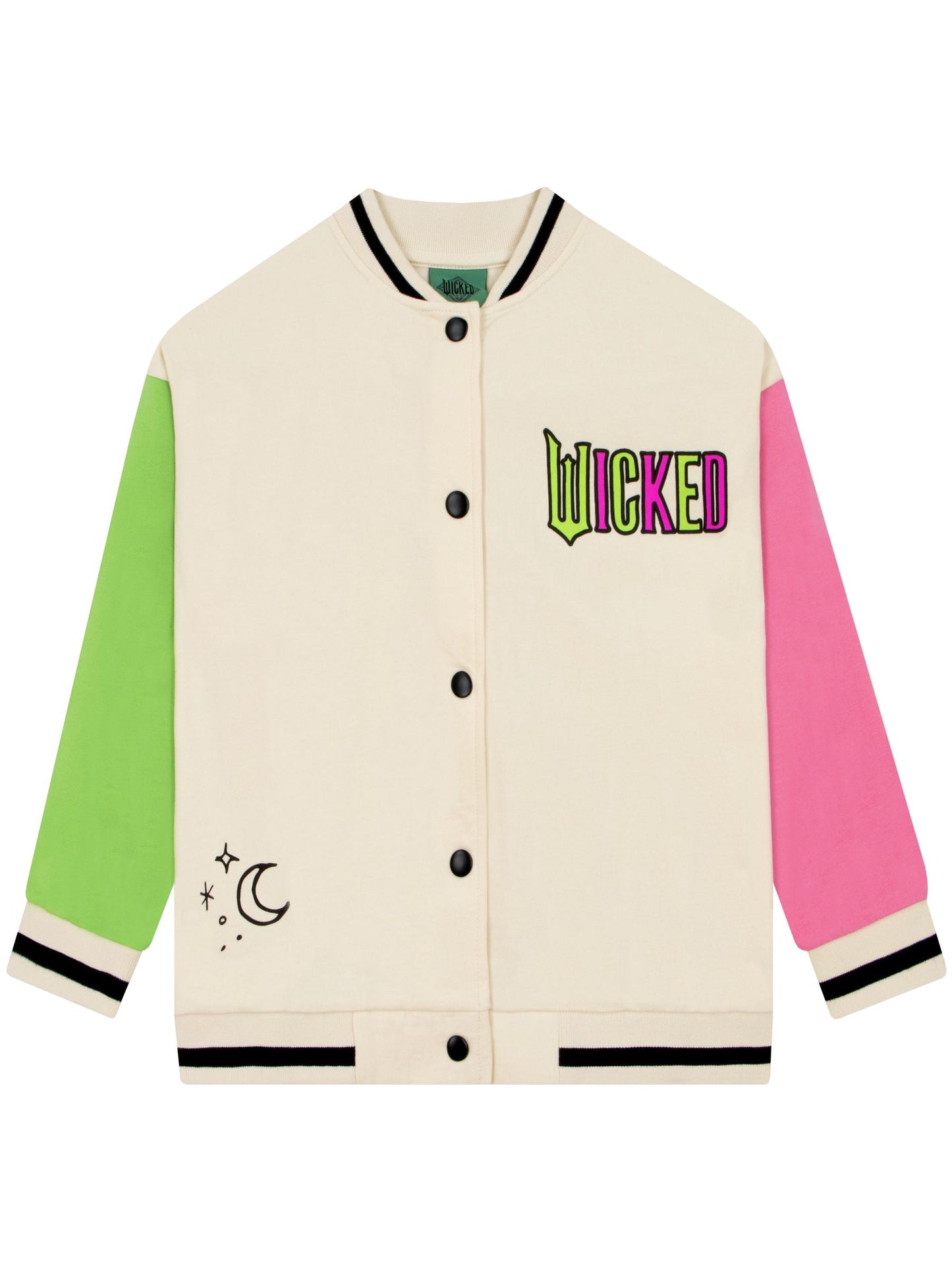 Dsiney Kidz - Character Cream Wicked Glinda And Elphaba Bomber Jacket image 8
