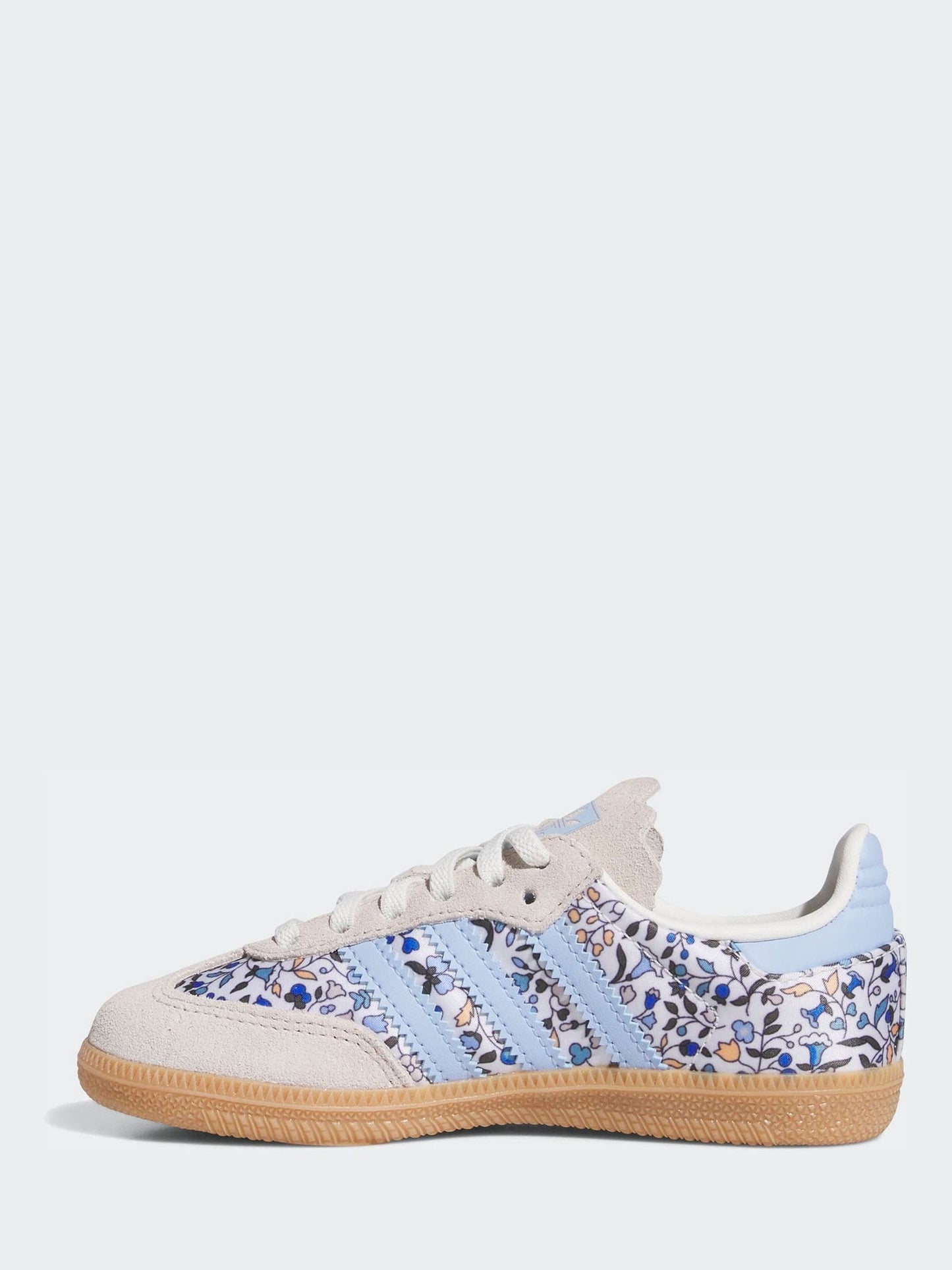 adidas Originals Blue Samba Og X Liberty London Comfort Closure Elastic Lace Trainers image 6