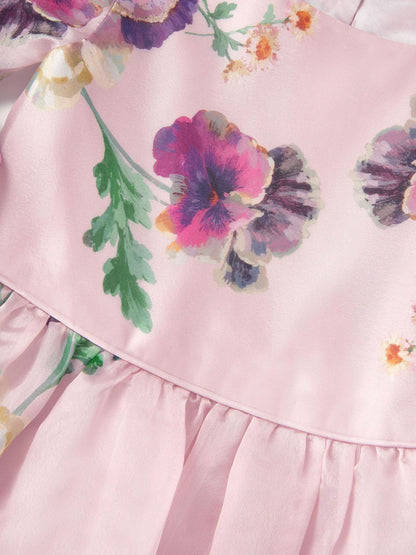 Monsoon Pink Pansy Print Party Dress image 4