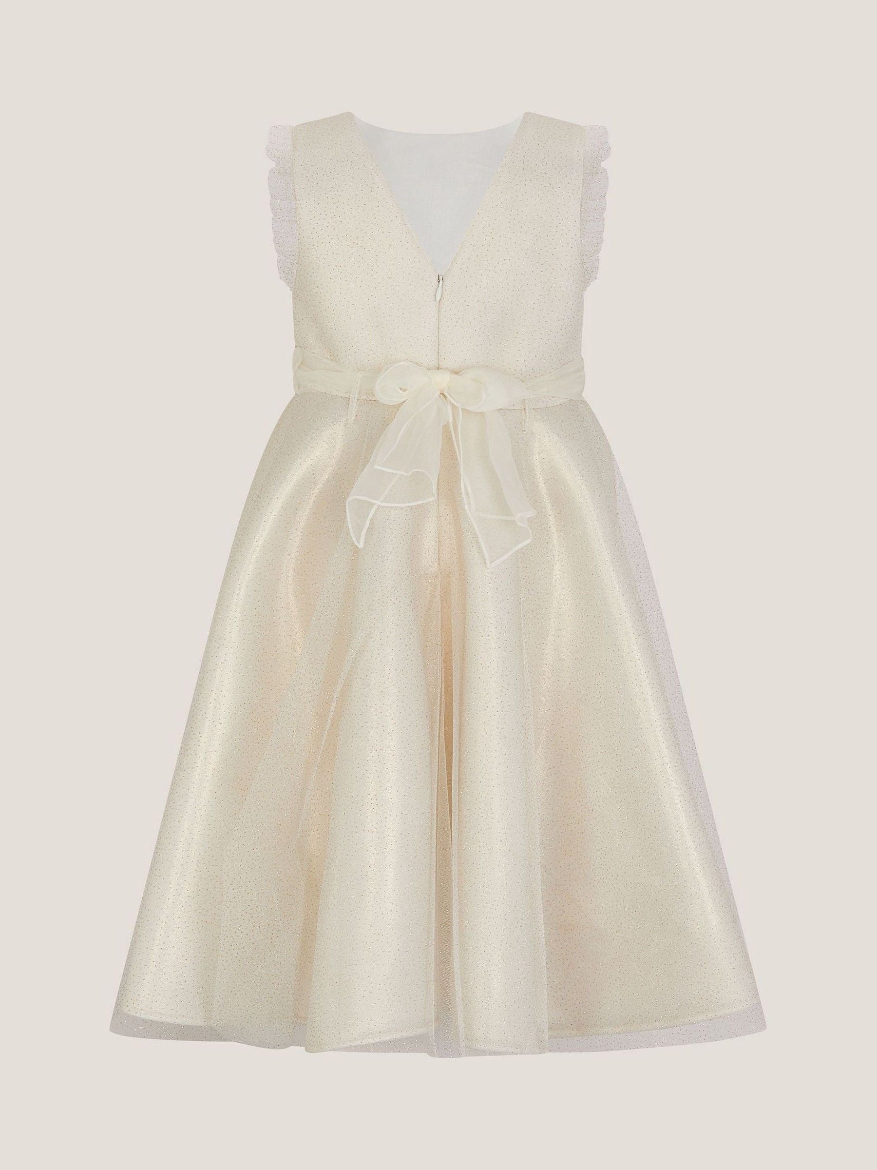 Monsoon Gold Principesa Appliqué Rose Sparkle Dress image 3