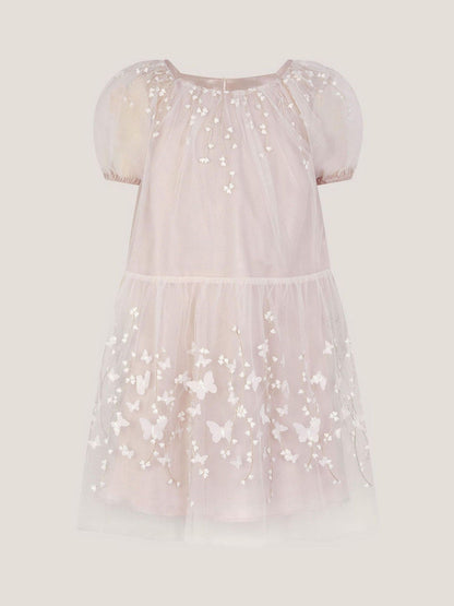 Monsoon Cream Astrid Appliqué Butterfly Swing Dress image 2