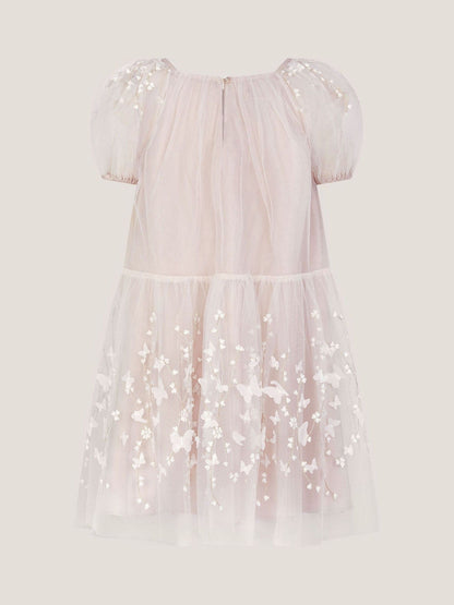 Monsoon Cream Astrid Appliqué Butterfly Swing Dress image 3