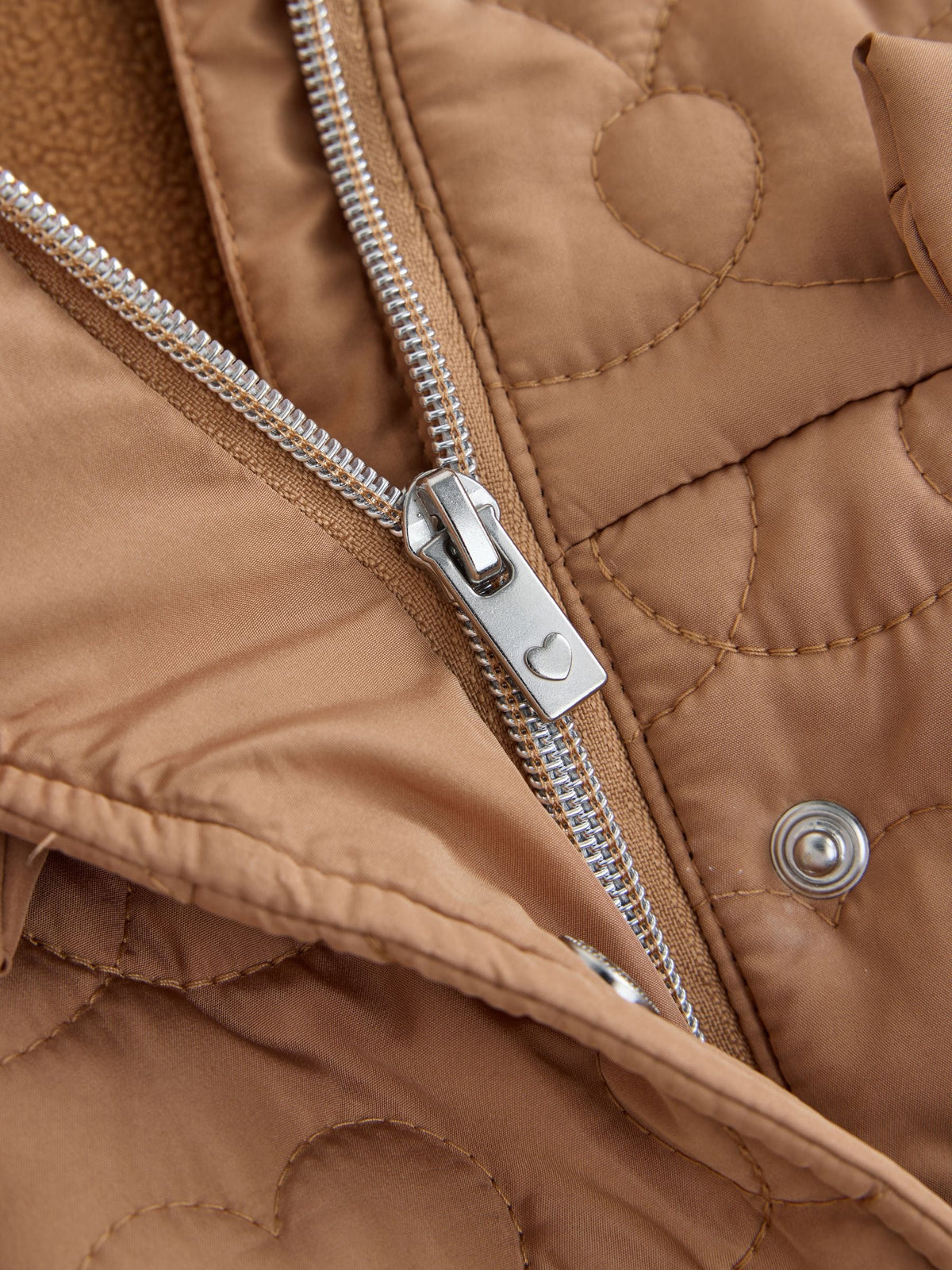 Dsiney Kidz - Caramel Brown Shower Resistant Skirted Quilted Coat (3mths-7yrs) image 9